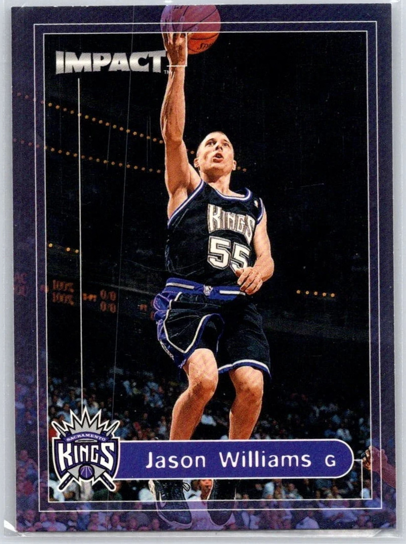 1999-00 SkyBox Impact #60 Jason Williams 90s NBA Sacramento Kings QTY Avail+ 1999-00 SkyBox Impact #60 Jason Williams 90s NBA Sacramento Kings QTY Avail+