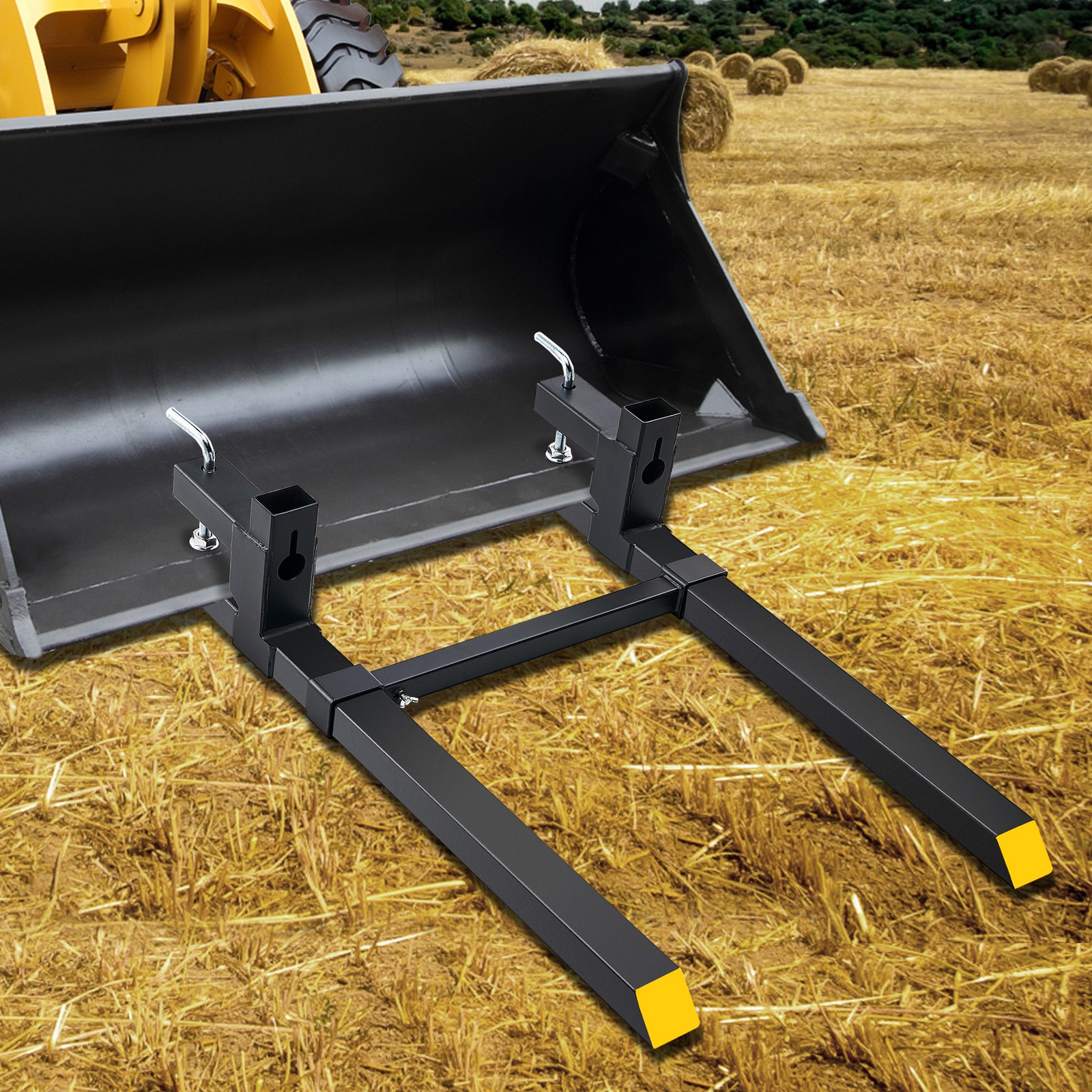 Uimoso Clamp On Pallet Forks 2000lbs Tractor Forks 43