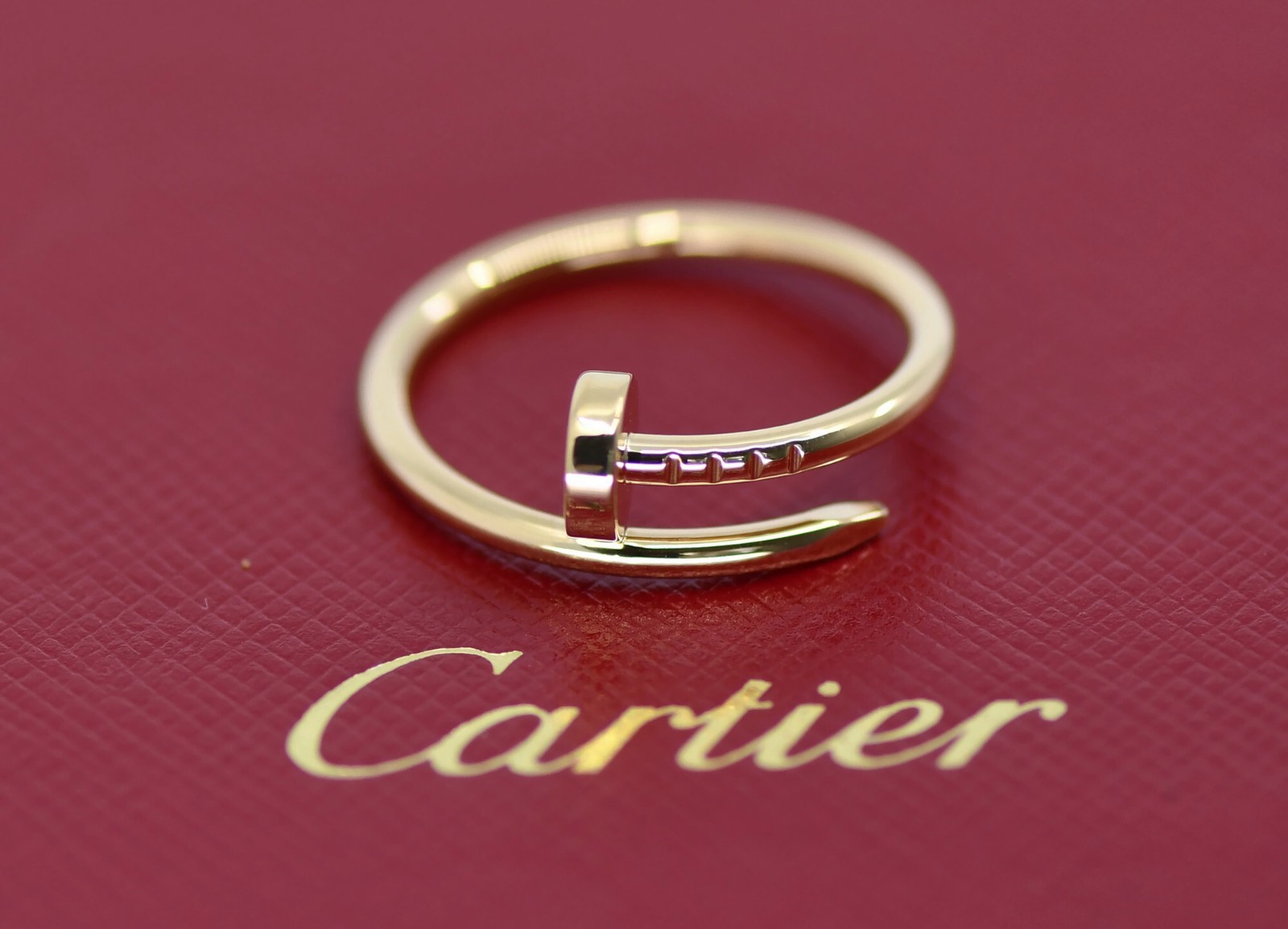 Cartier Juste Un Clou SM 18K Yellow Gold Ring Size 54 Cartier Juste Un Clou SM 18K Yellow Gold Ring Size 54
