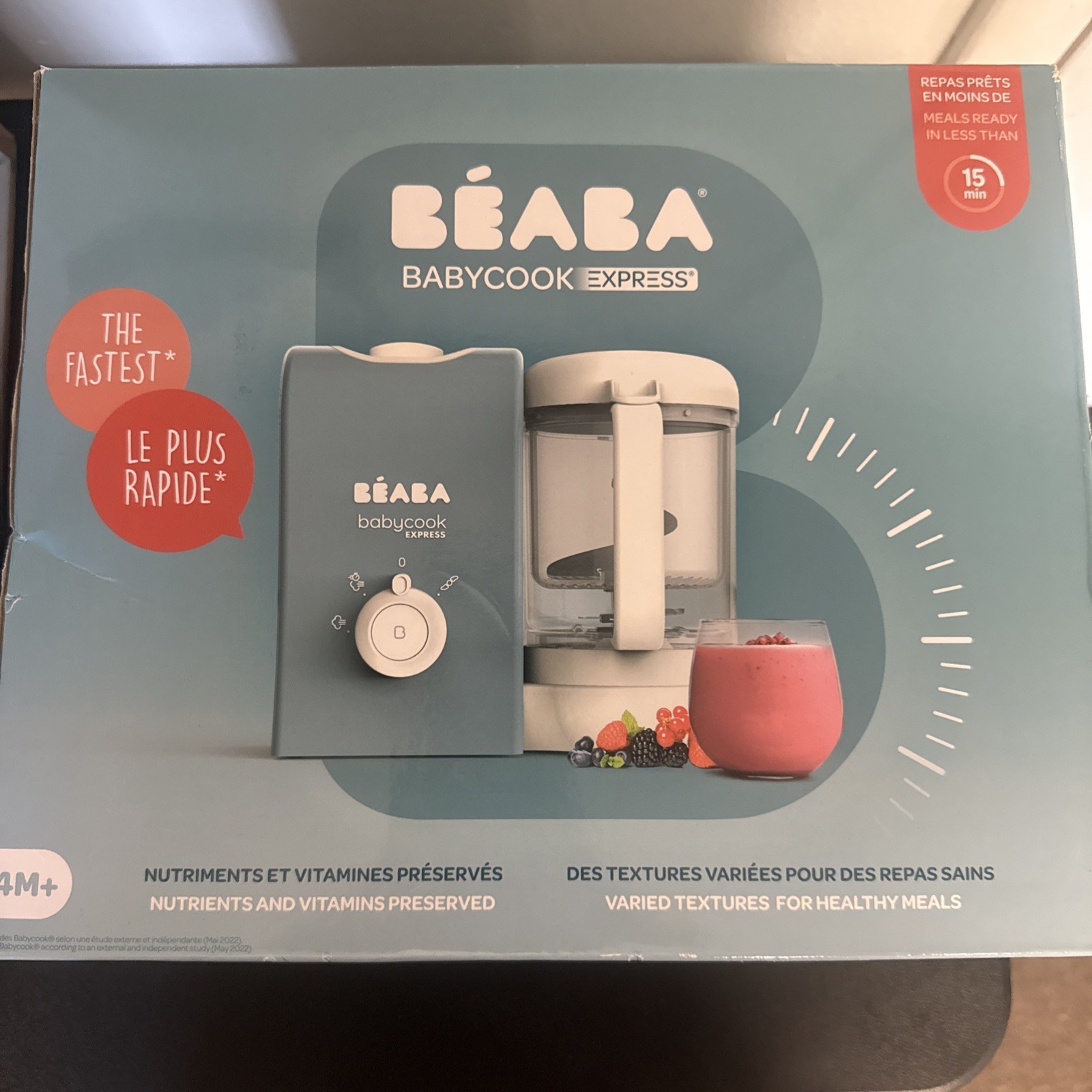 Beaba Babycook Express (Baltic Blue) NEW IN BOX Beaba Babycook Express (Baltic Blue) NEW IN BOX