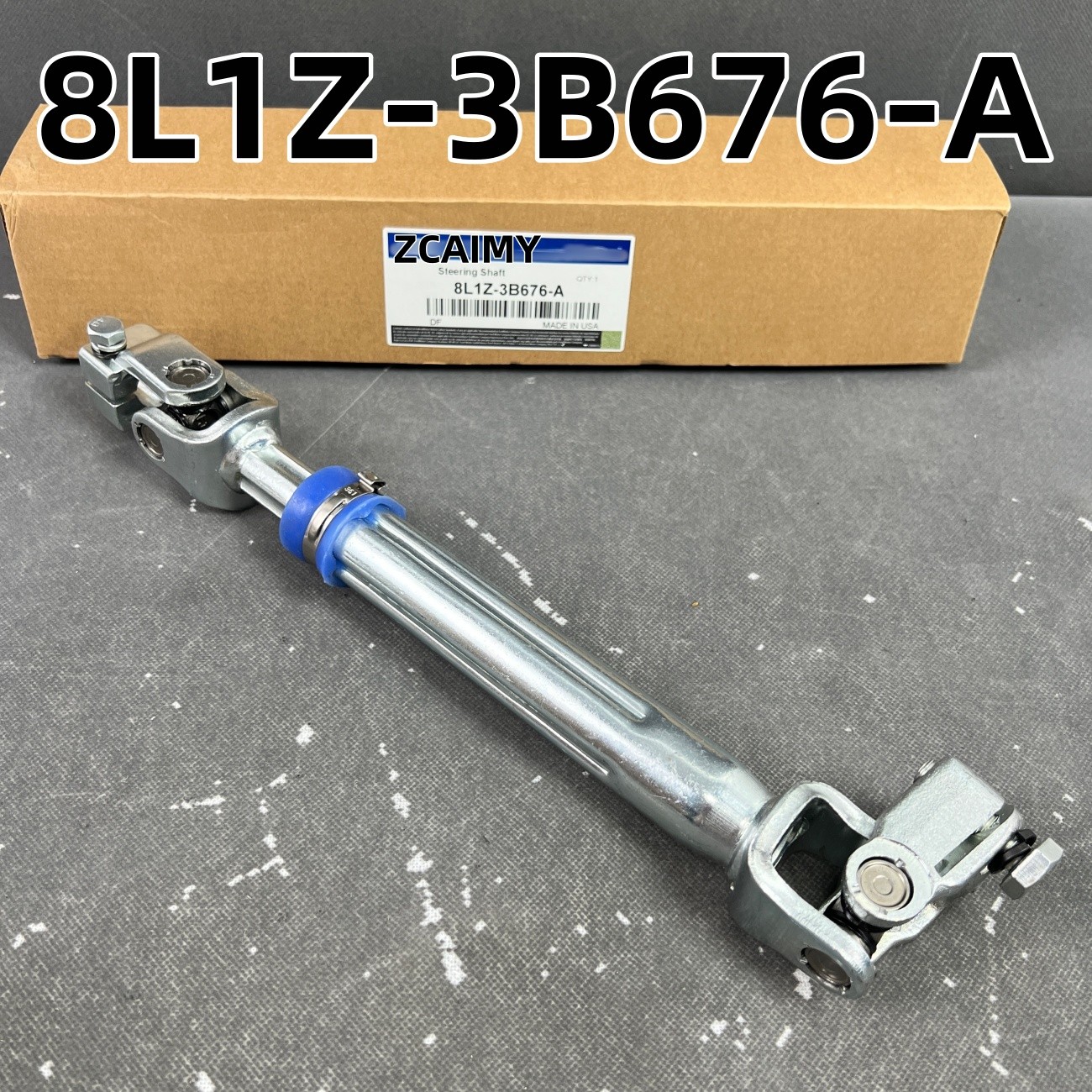8L1Z-3B676-A Lower Steering Shaft For 2009/10-2014 Ford F150 3.5L 3.7L 5.0L 6.2L