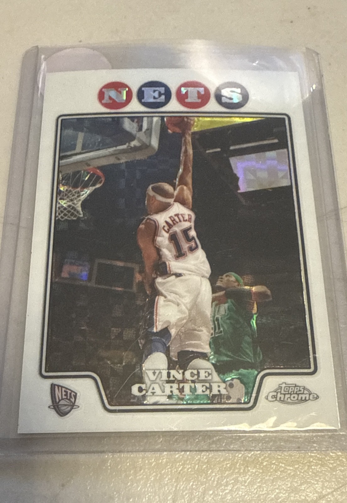 2008-09 Topps Chrome - Vince Carter #115 X-Fractor /288 2008-09 Topps Chrome - Vince Carter #115 X-Fractor /288