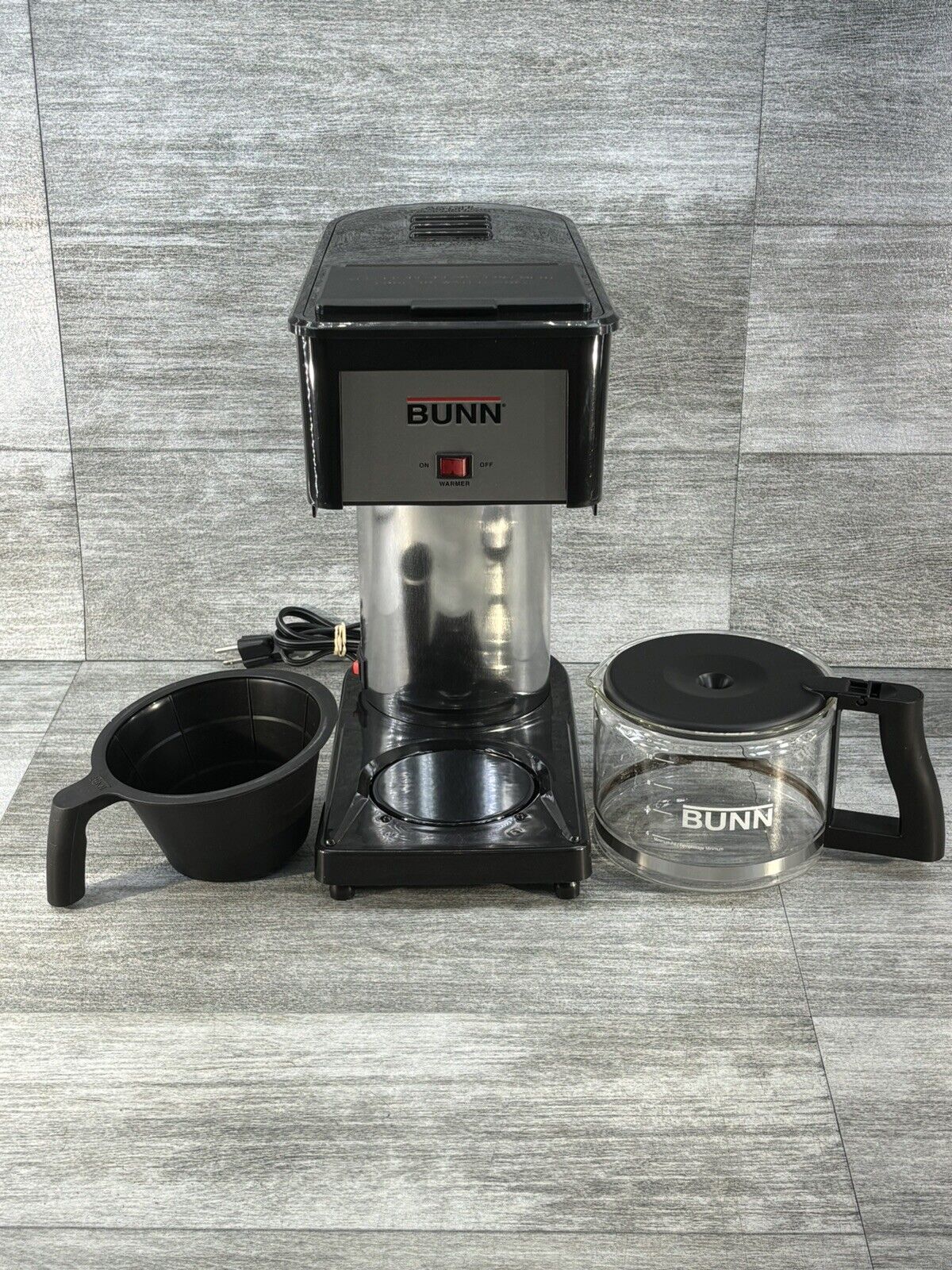 BUNN BX-B Speed Brew Classic 10 Cup Coffee Machine Brewer Stainless Black Works