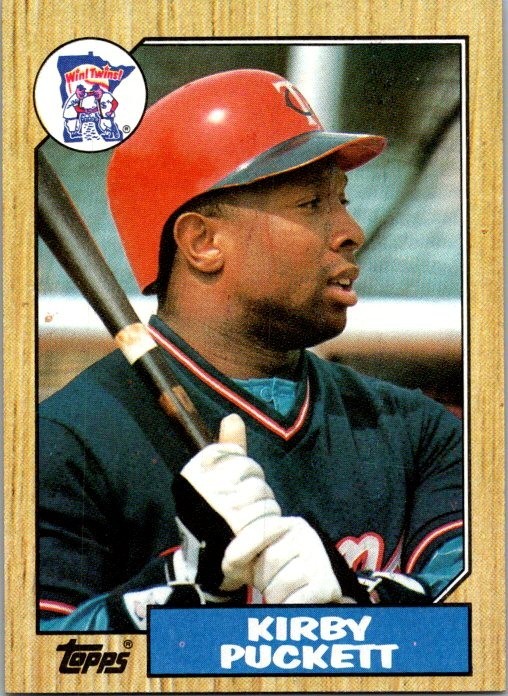 Kirby Puckett - 1987 Topps - # 450 - Twins