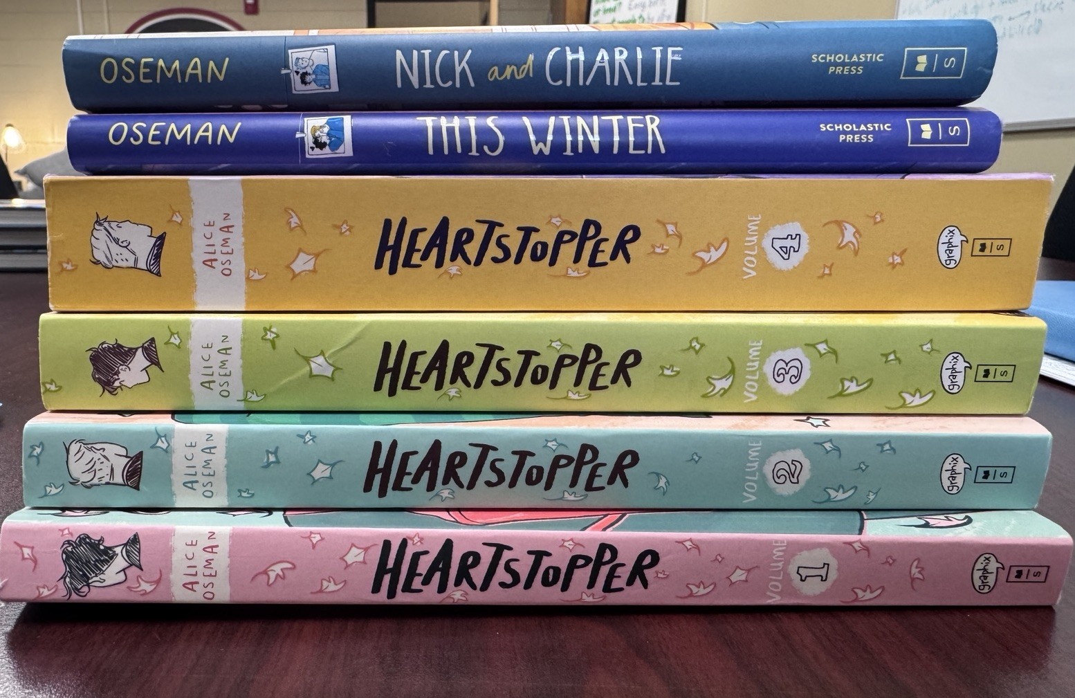 Heartstopper Series Volumes 1-6 By Alice Oseman Heartstopper Series Volumes 1-6 By Alice Oseman