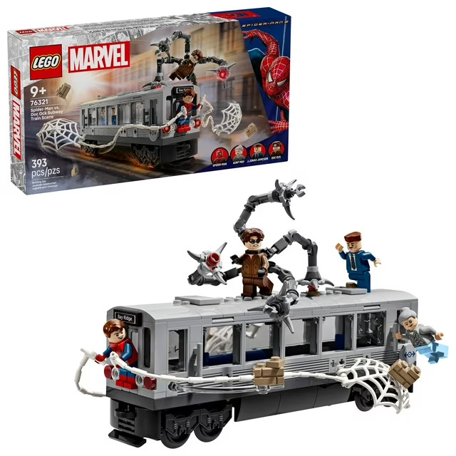LEGO Marvel Spider-Man vs. Doc Ock Subway Train Scene - Action Figures Kids Toy LEGO Marvel Spider-Man vs. Doc Ock Subway Train Scene - Action Figures Kids Toy