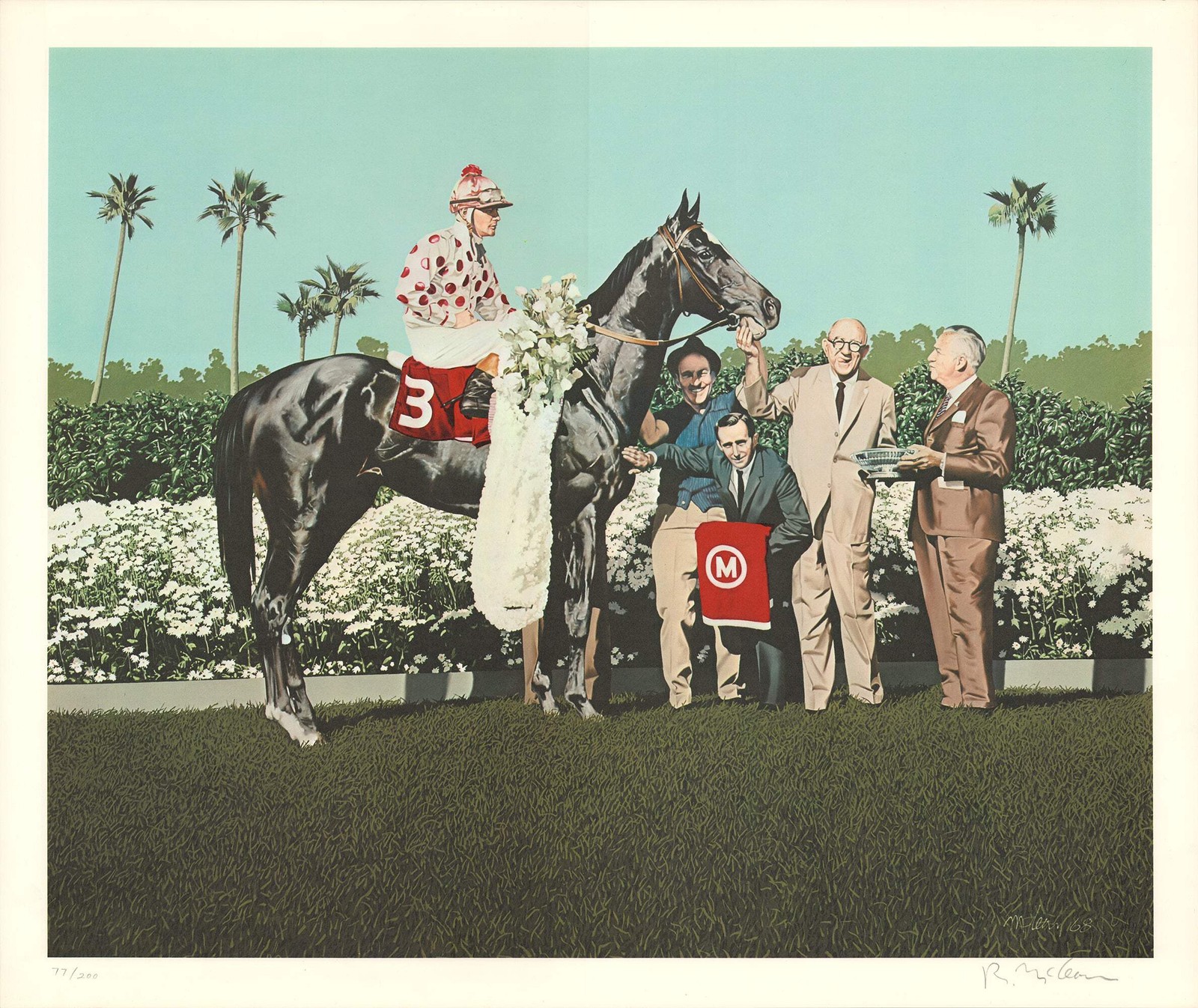 RICHARD MCLEAN Native Dancer SIGNED 22\