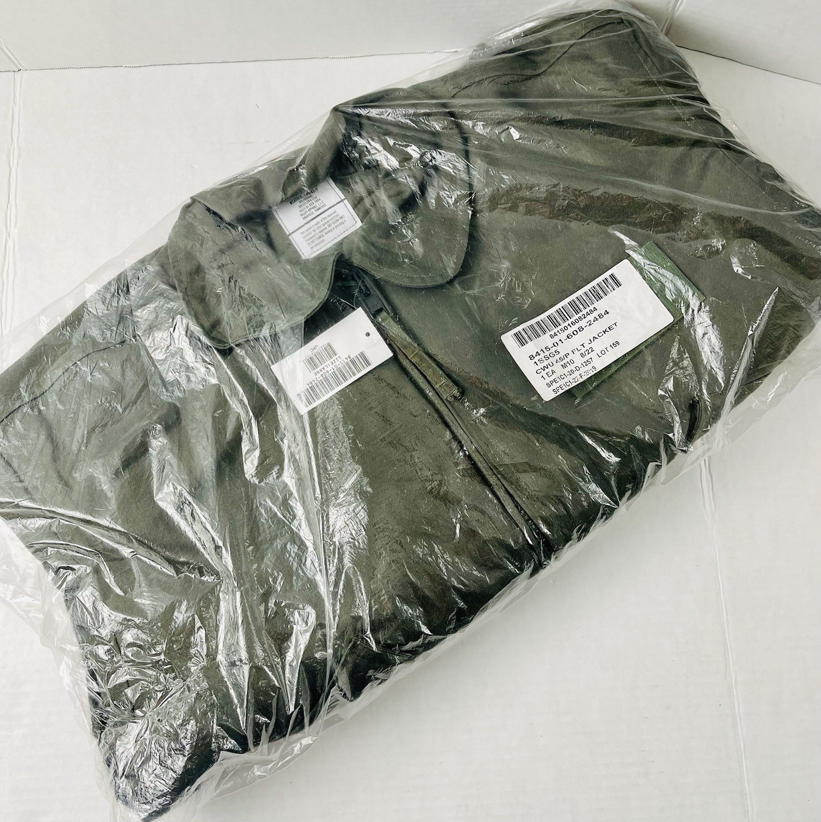 NEW CWU-36/P Flight Jacket Large 42-44 Valley Apparel USAF USN Aramid Military NEW CWU-36/P Flight Jacket Large 42-44 Valley Apparel USAF USN Aramid Military