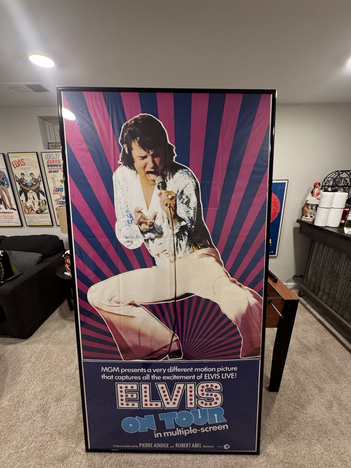 Elvis on Tour - 3 Sheet Poster Professionally Framed 41 X 81 Elvis on Tour - 3 Sheet Poster Professionally Framed 41 X 81