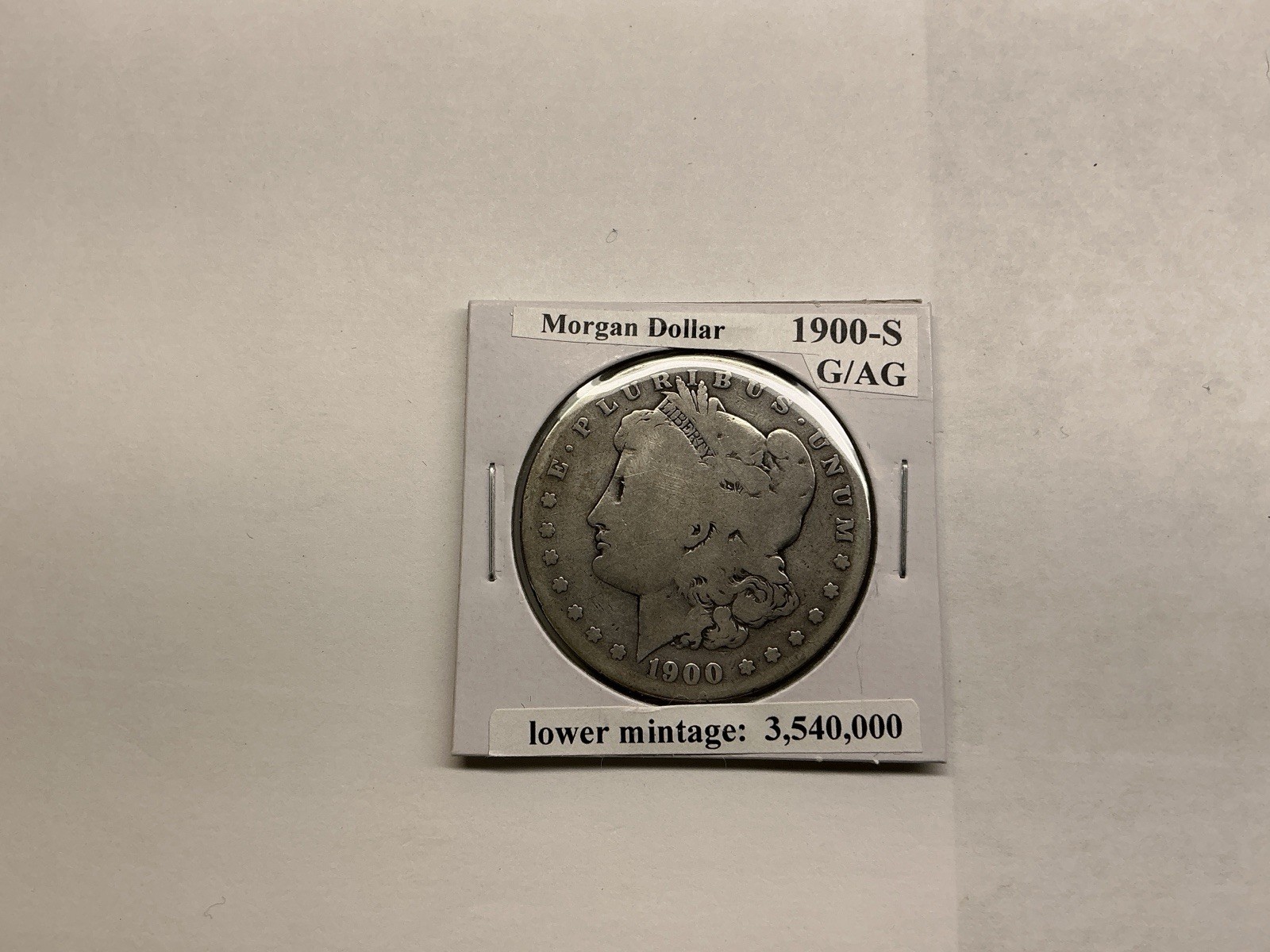 1900-S Morgan 90% Silver Dollar from San Francisco Mint 090826 06