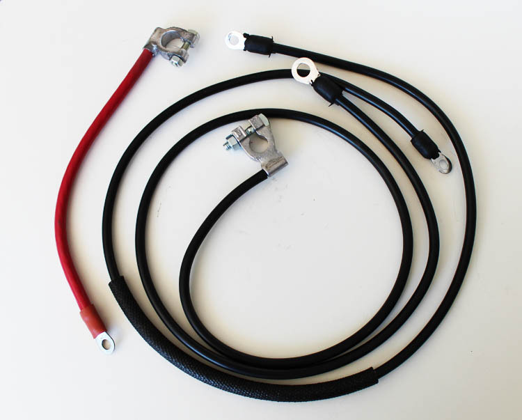 NEW 1968-1969 Ford Mustang Battery Cables 3pc set Made in USA Starter, Battery NEW 1968-1969 Ford Mustang Battery Cables 3pc set Made in USA Starter, Battery