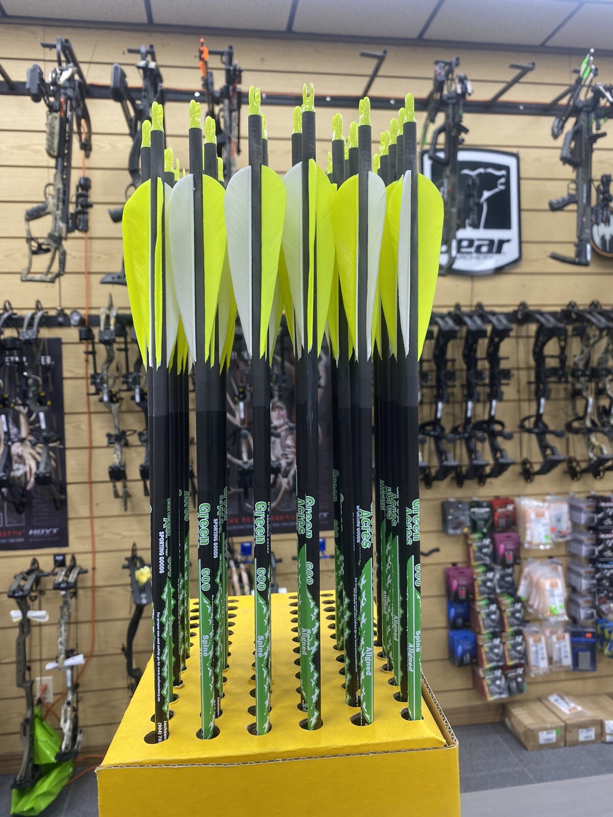 Greenacres 1 dozen Premium Spine Aligned Carbon Arrows by Victory w/ 4''Feathers