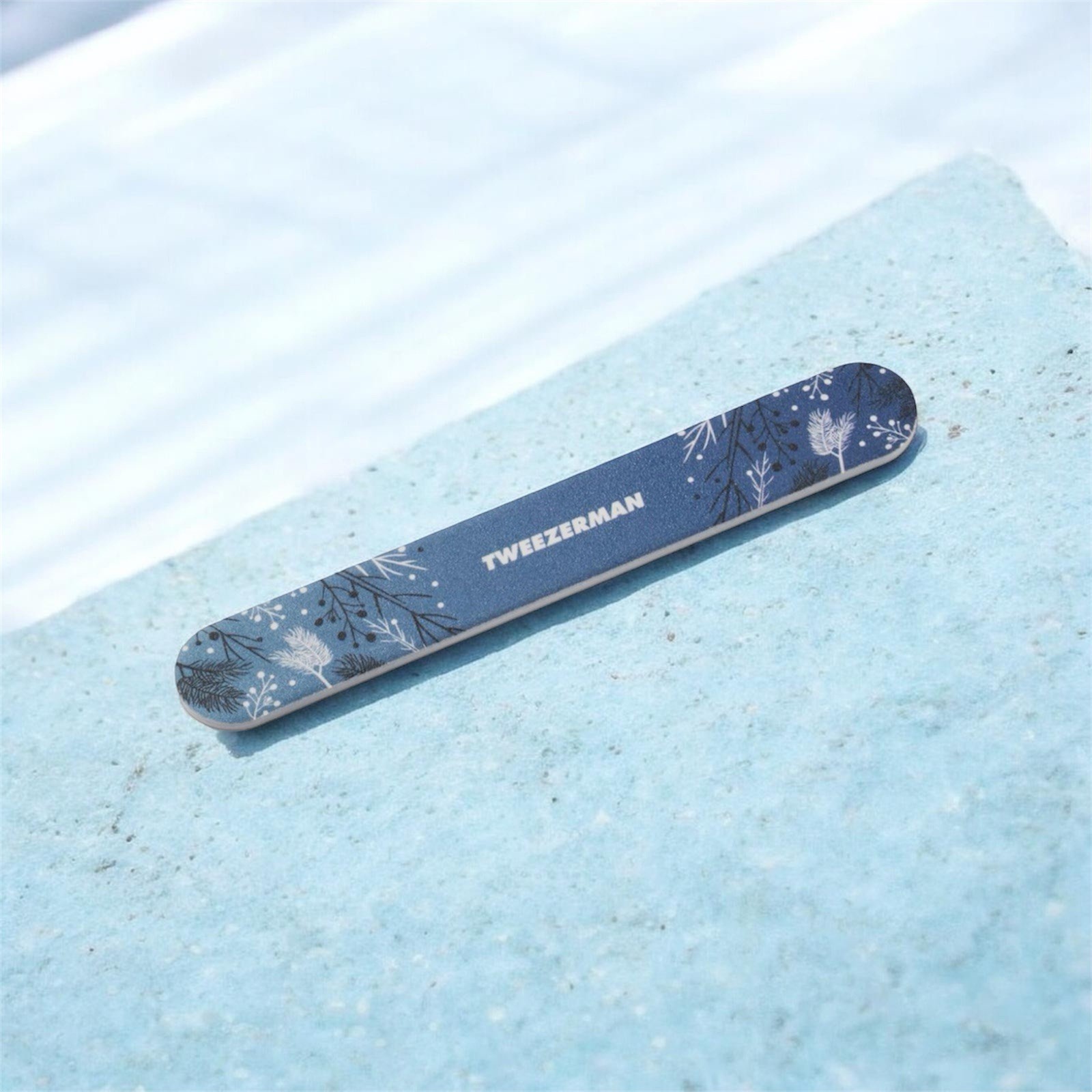 Tweezerman Evening Glow Manicure Pedicure Blue Limited Edition Nail File 