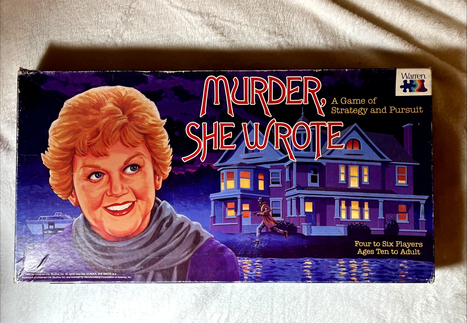 Vintage 1985 MURDER SHE WROTE Board Game Warren Vintage 1985 MURDER SHE WROTE Board Game Warren