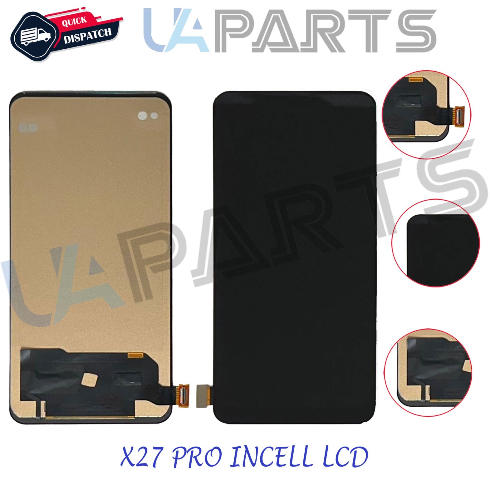 For Vivo X27 Pro V1836A V1836T V1838T INCELL LCD Display Touch Screen Digitizer