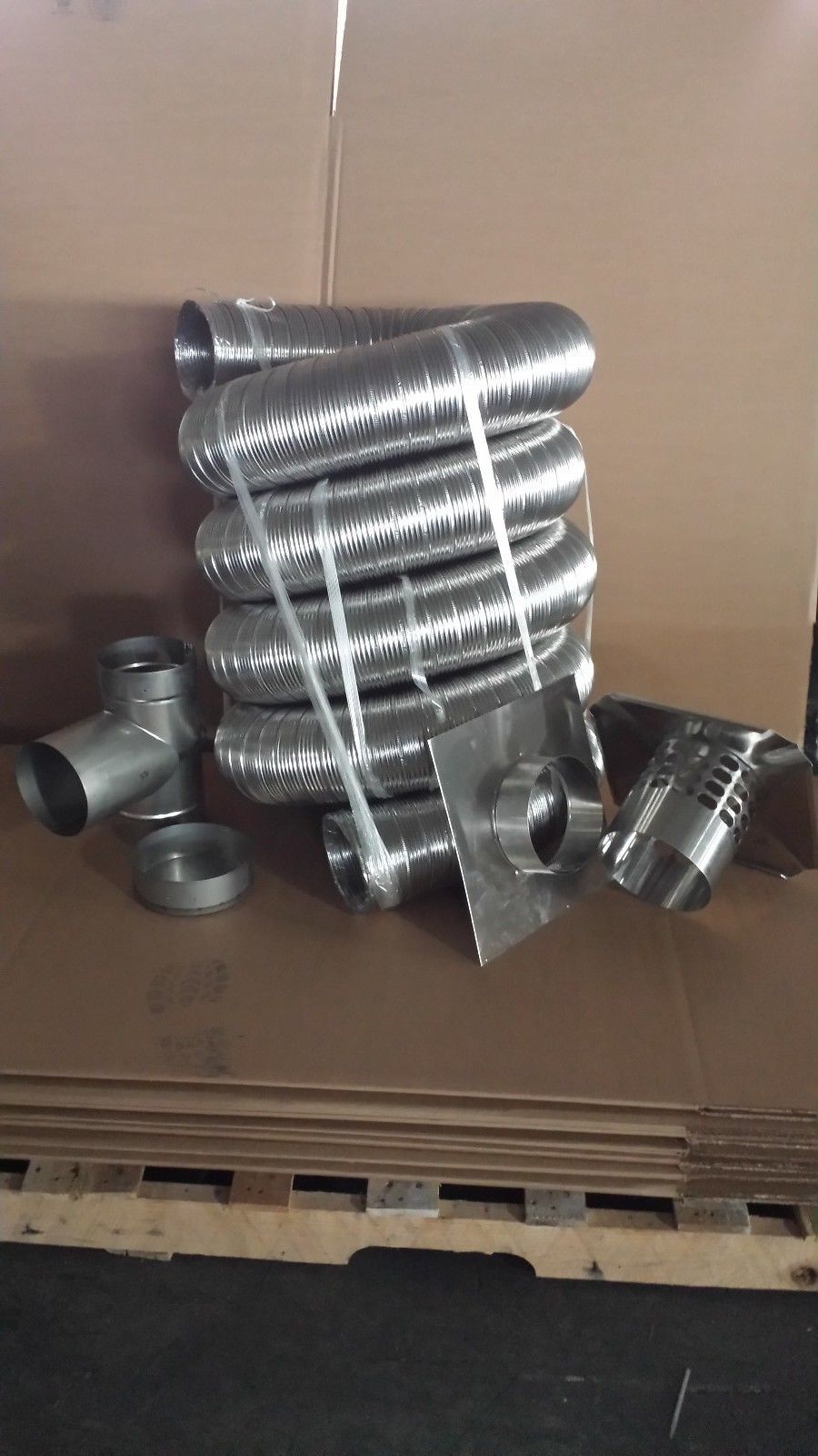 Brand New - 6 Inch X 30 Ft Chimney Liner Kit Brand New - 6 Inch X 30 Ft Chimney Liner Kit