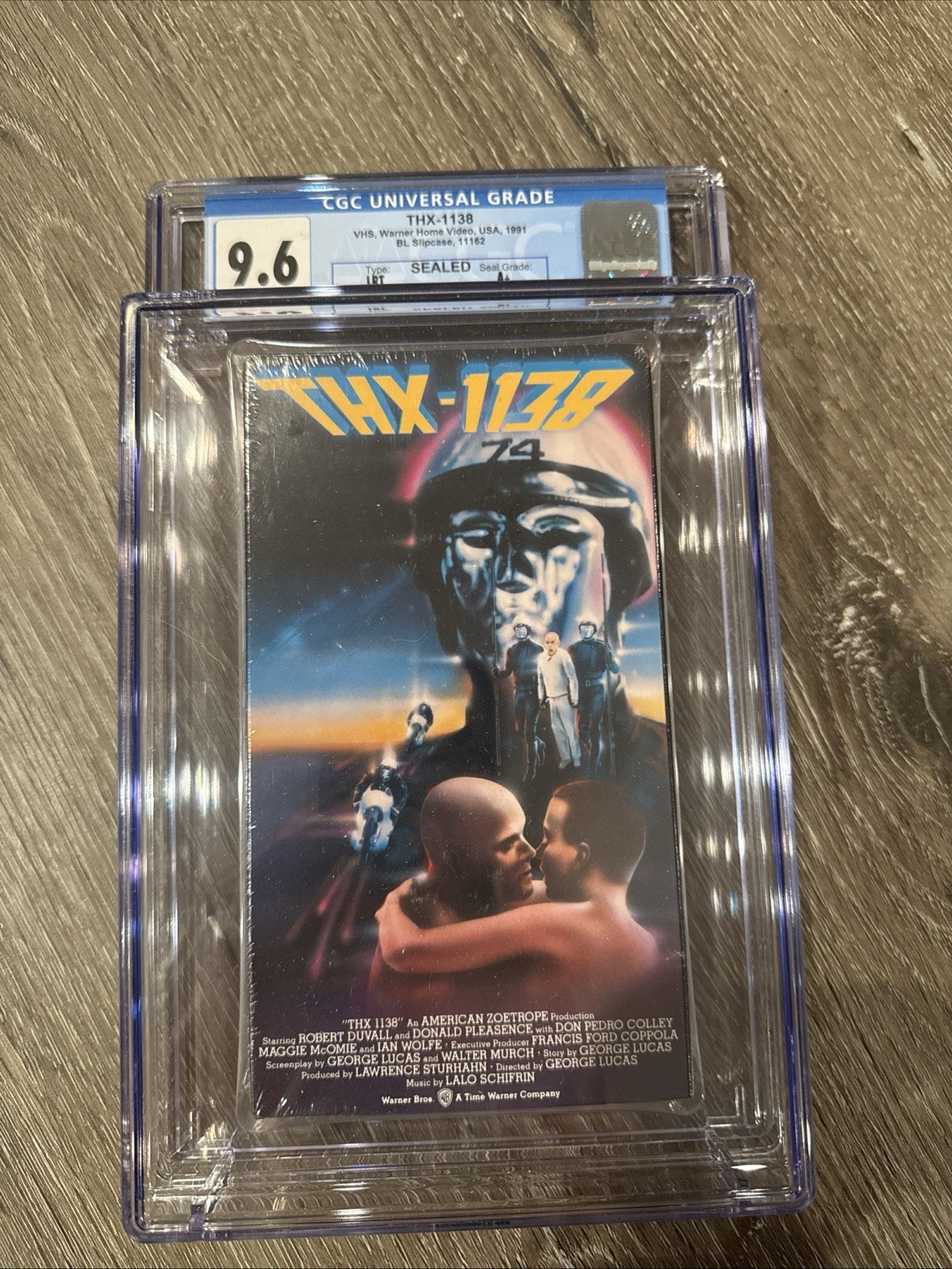 1991 THX 1138 Cult Sci Fi CGC 9.6 Lucas Debut Film New Factory Sealed🔥🔥 1991 THX 1138 Cult Sci Fi CGC 9.6 Lucas Debut Film New Factory Sealed🔥🔥
