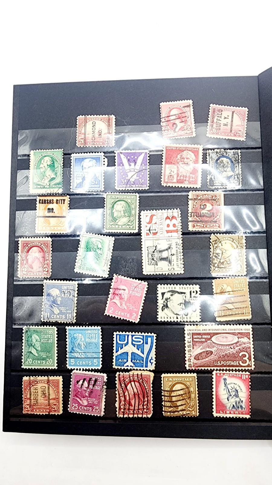 RARE $5 US Stamp LOT Vintage American Album 200 Mixed Stamps RARE $5 US Stamp LOT Vintage American Album 200 Mixed Stamps