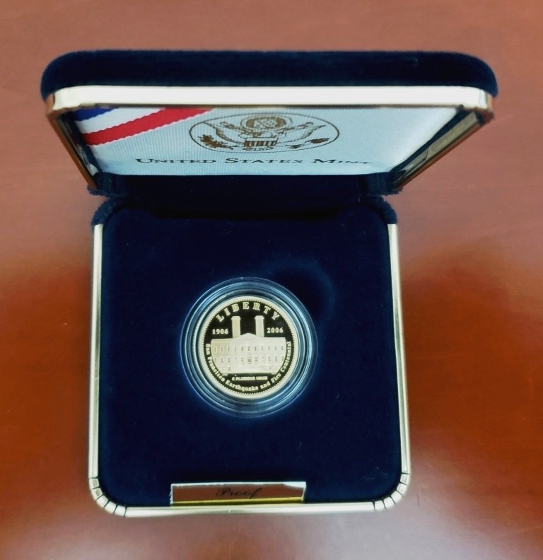 2006  San Francisco Old Mint Proof Gold Coin w/ COA & 
