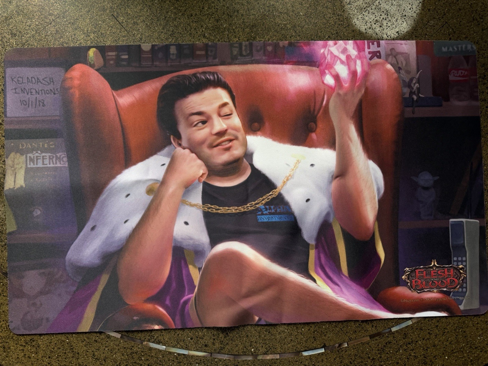 Rudy Alpha Investments MTG Flesh and Blood Playmat Rudy Alpha Investments MTG Flesh and Blood Playmat