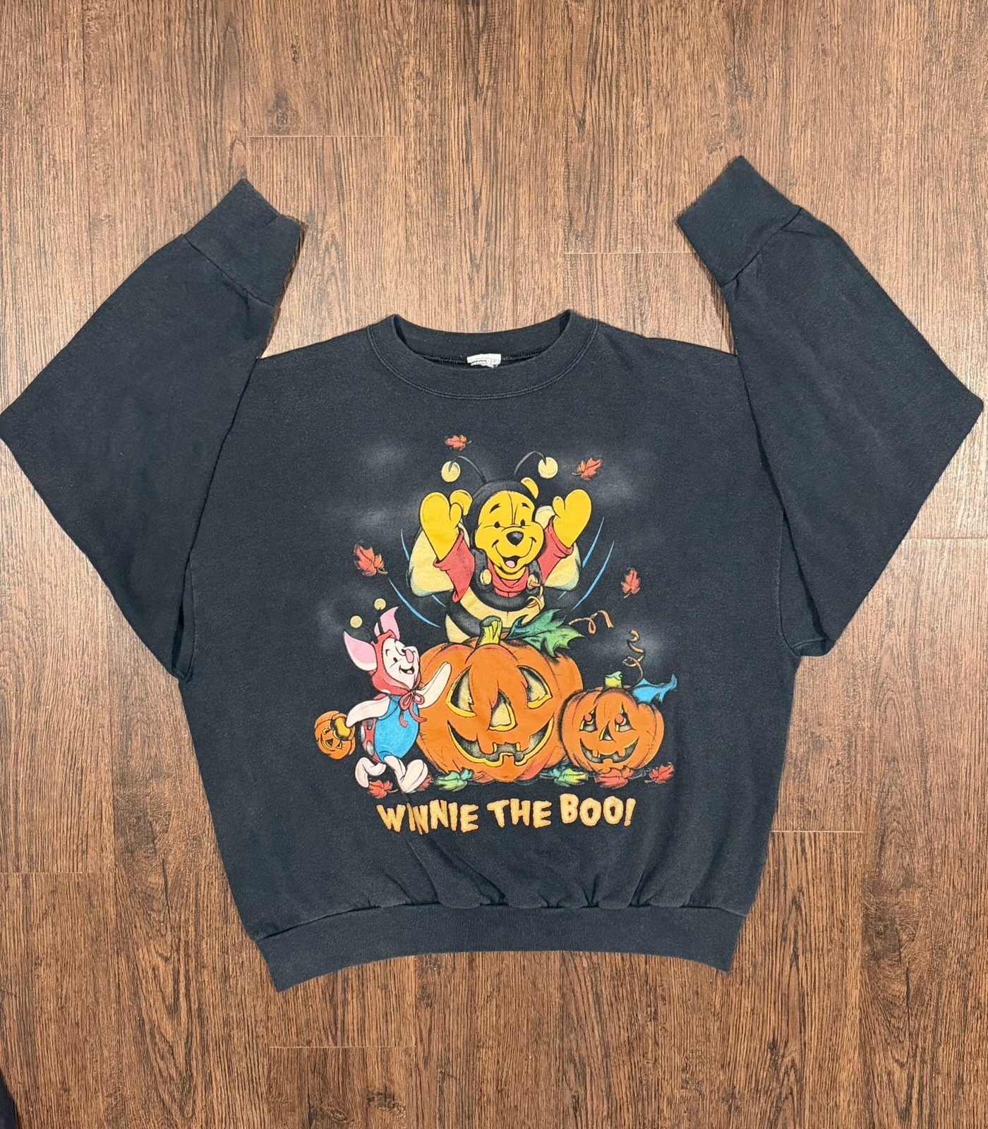 Vintage Disney Winnie The Pooh Sweatshirt Adult Winnie The Boo Halloween L/XL