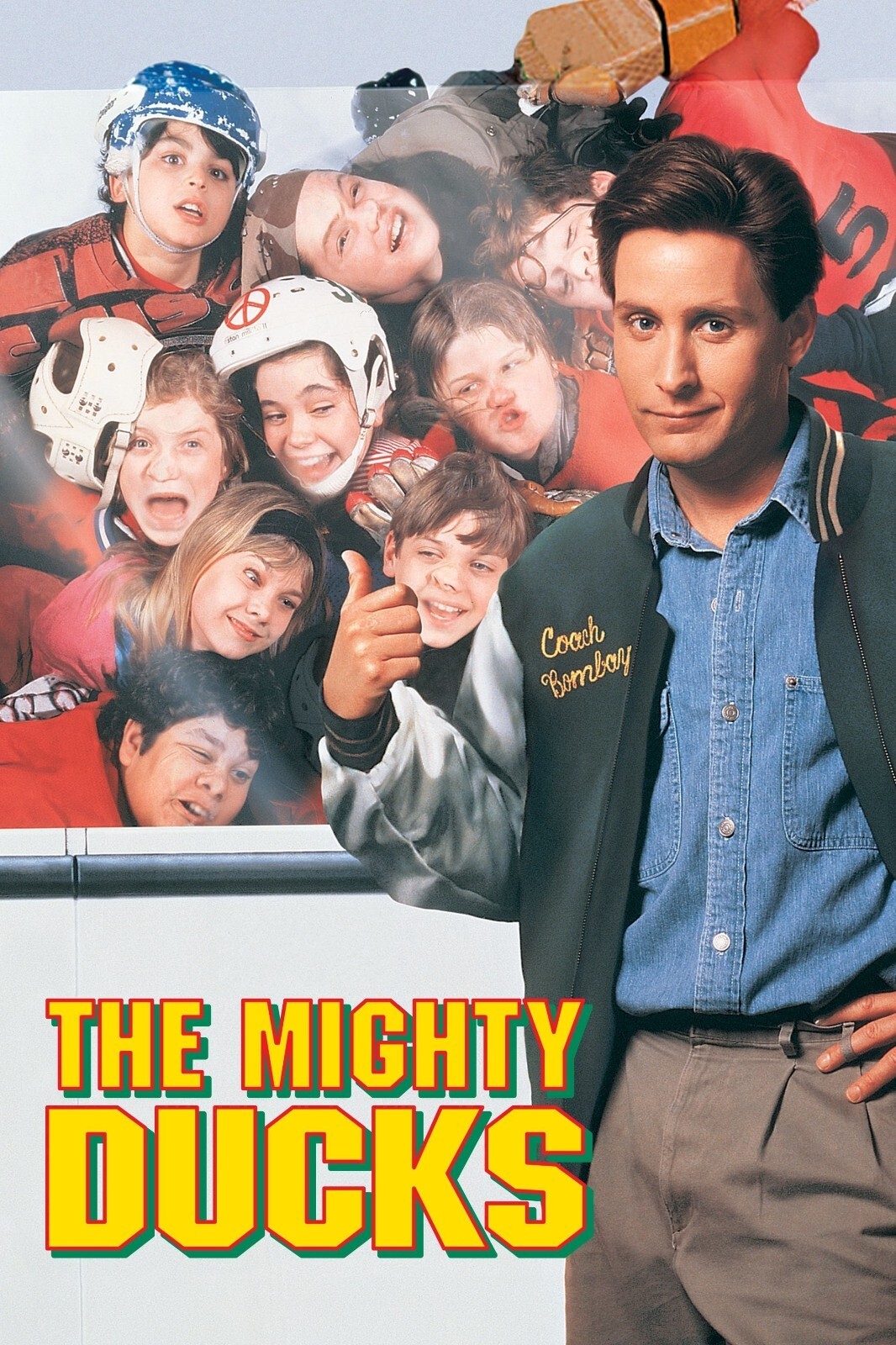 1992 The Mighty Ducks Movie Poster 11X17 Emilio Estevez Coach Bombay Charlie 🍿 1992 The Mighty Ducks Movie Poster 11X17 Emilio Estevez Coach Bombay Charlie 🍿