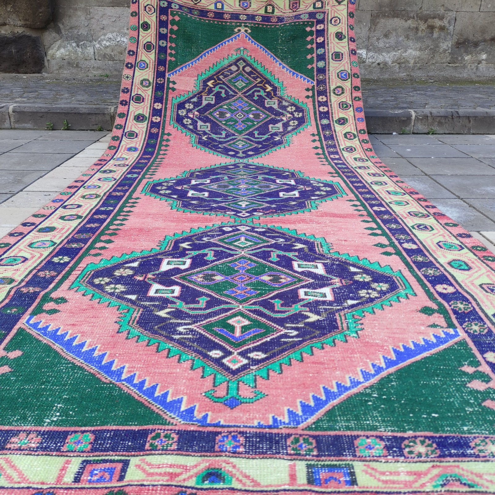 5x12 Oversized Turkish Unique rug 4.95 x 12.11 ft Vintage huge rug 151 x 369 cm 5x12 Oversized Turkish Unique rug 4.95 x 12.11 ft Vintage huge rug 151 x 369 cm