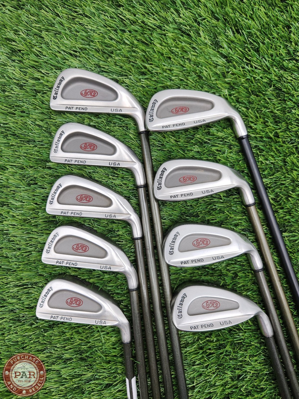 1988 CALLAWAY S2H2 IRON SET 3-SW FIRM ALDILA RCH 60 GOOD
