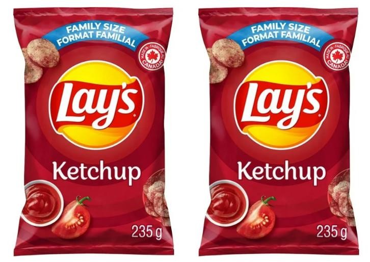 Lay\'s Ketchup Flavored Potato Chips, 220g (2 Pack)