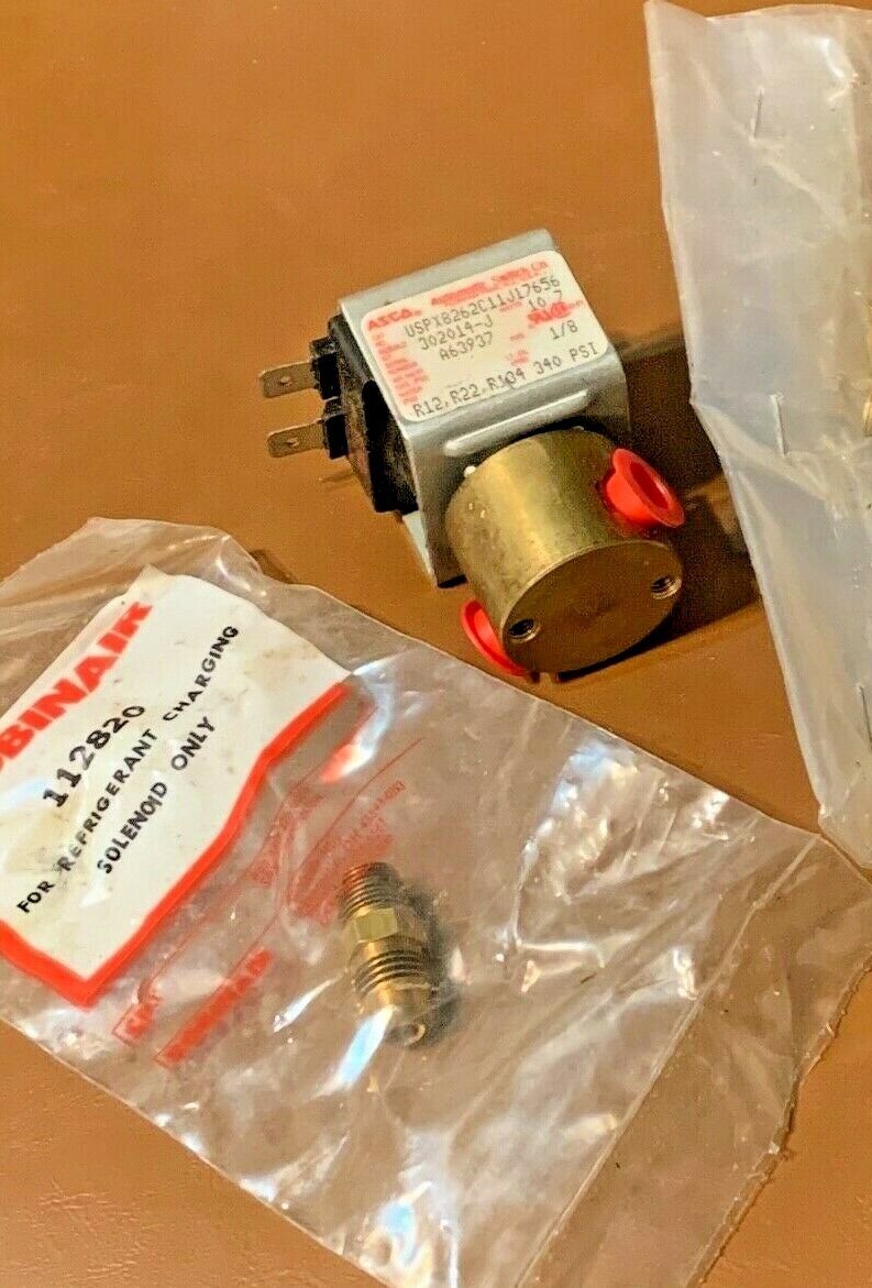Robinair, Refrigerant Recovery Universal Solenoid Kit, Part# RA19006 Robinair, Refrigerant Recovery Universal Solenoid Kit, Part# RA19006