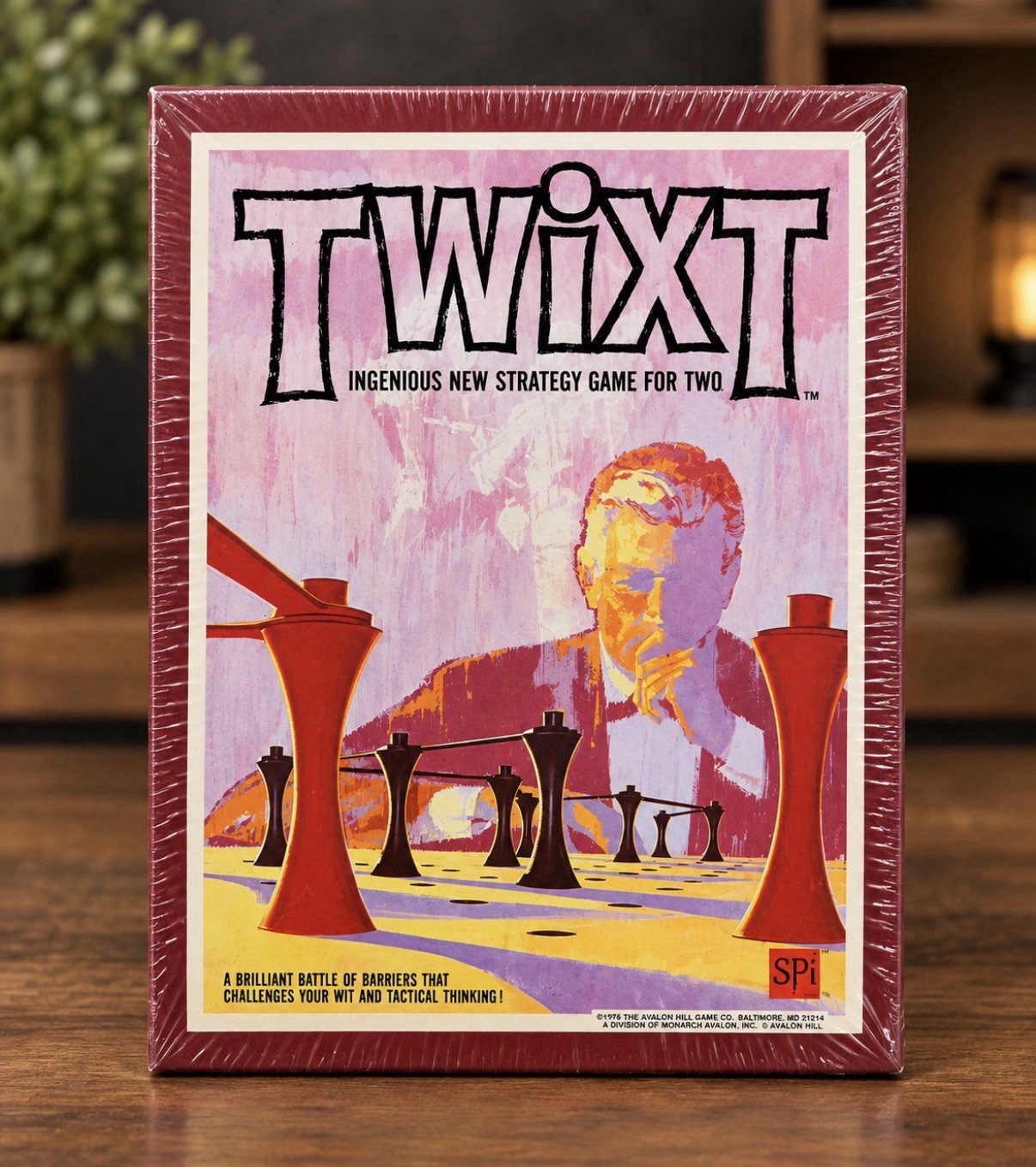 Twixt: Ingenious New Strategy Game for Two VTG Bookshelf Game 1976 Avalon Hill Twixt: Ingenious New Strategy Game for Two VTG Bookshelf Game 1976 Avalon Hill