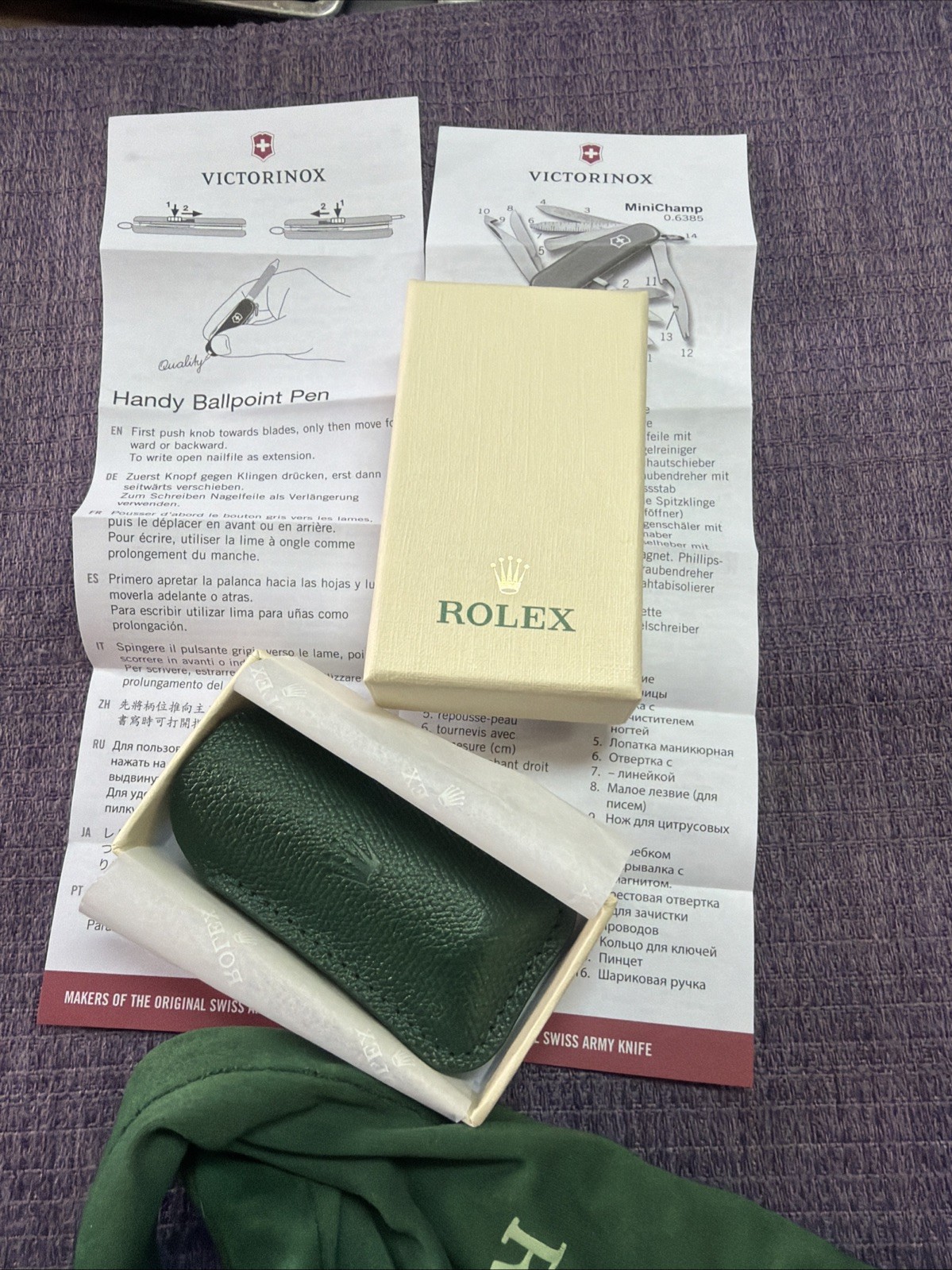 2026 Rolex/Victorinox Multifunctional folding pocket knife. New Gift in Box❗️