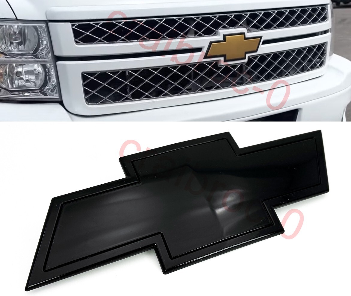 Front Bowtie Emblem Gloss Black Fit 2011-14 Silverado 2500HD 3500HD PN 22829420 Front Bowtie Emblem Gloss Black Fit 2011-14 Silverado 2500HD 3500HD PN 22829420