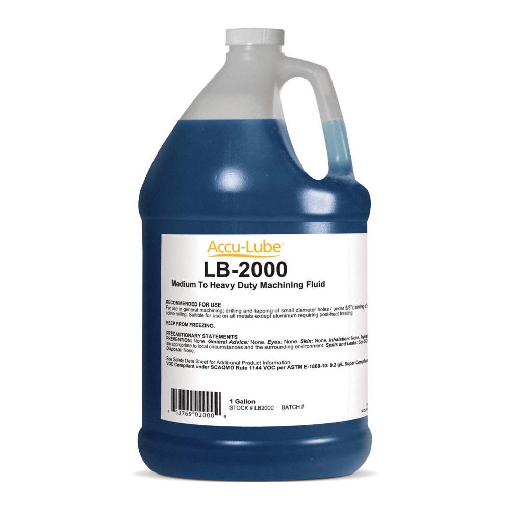 ACCU-LUBE LB2000 Cutting Oil,1 gal,Bottle 1MKL9