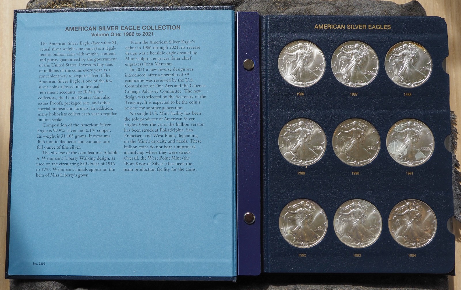 Complete 1986-2026 American Silver Eagle 1 oz 42 Silver Dollar BU Set/Album Complete 1986-2026 American Silver Eagle 1 oz 42 Silver Dollar BU Set/Album