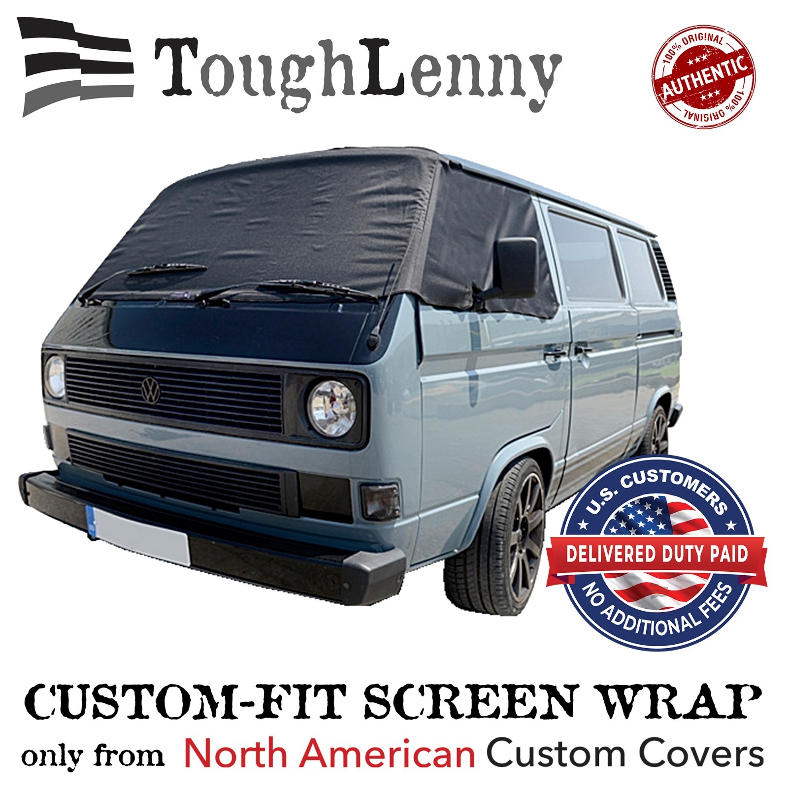 VW T3 T25 Vanagon Combi Bus Van Screen Wrap Black Out Cover 1986 1987 1988 SW295