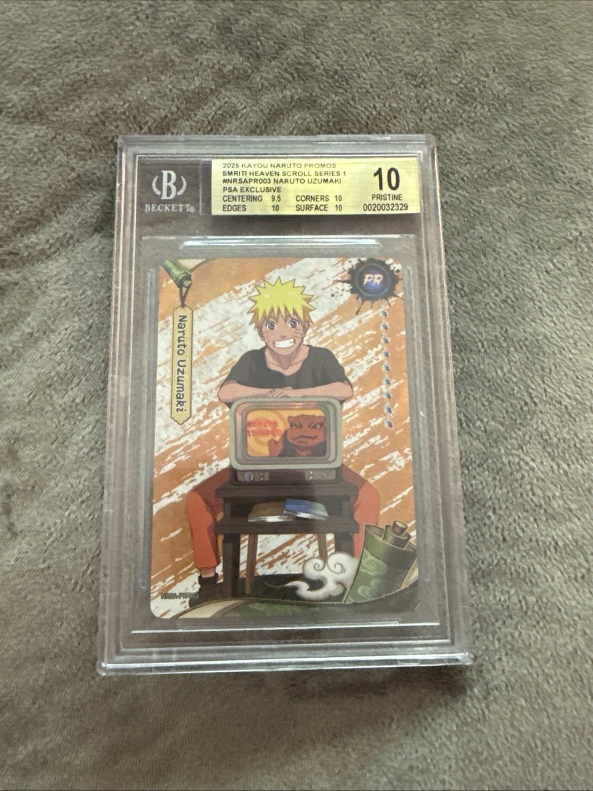 2025 Kayou Naruoto Promo - PSA Exclusive  - Naruto Uzumaki  - BGS 10 Pristine