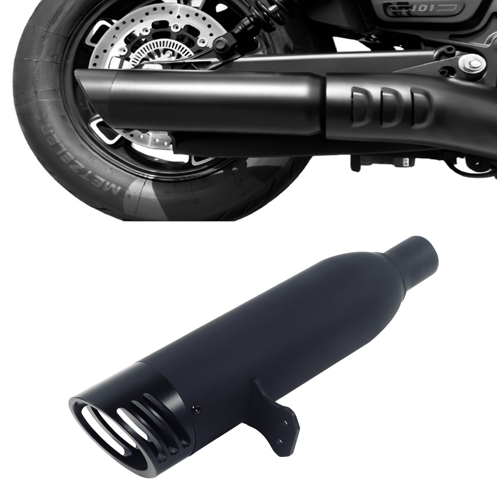 Amazing Deep Rumble Sound 4.0'' Slip-on Exhaust for 2025 Indian Scout Models'