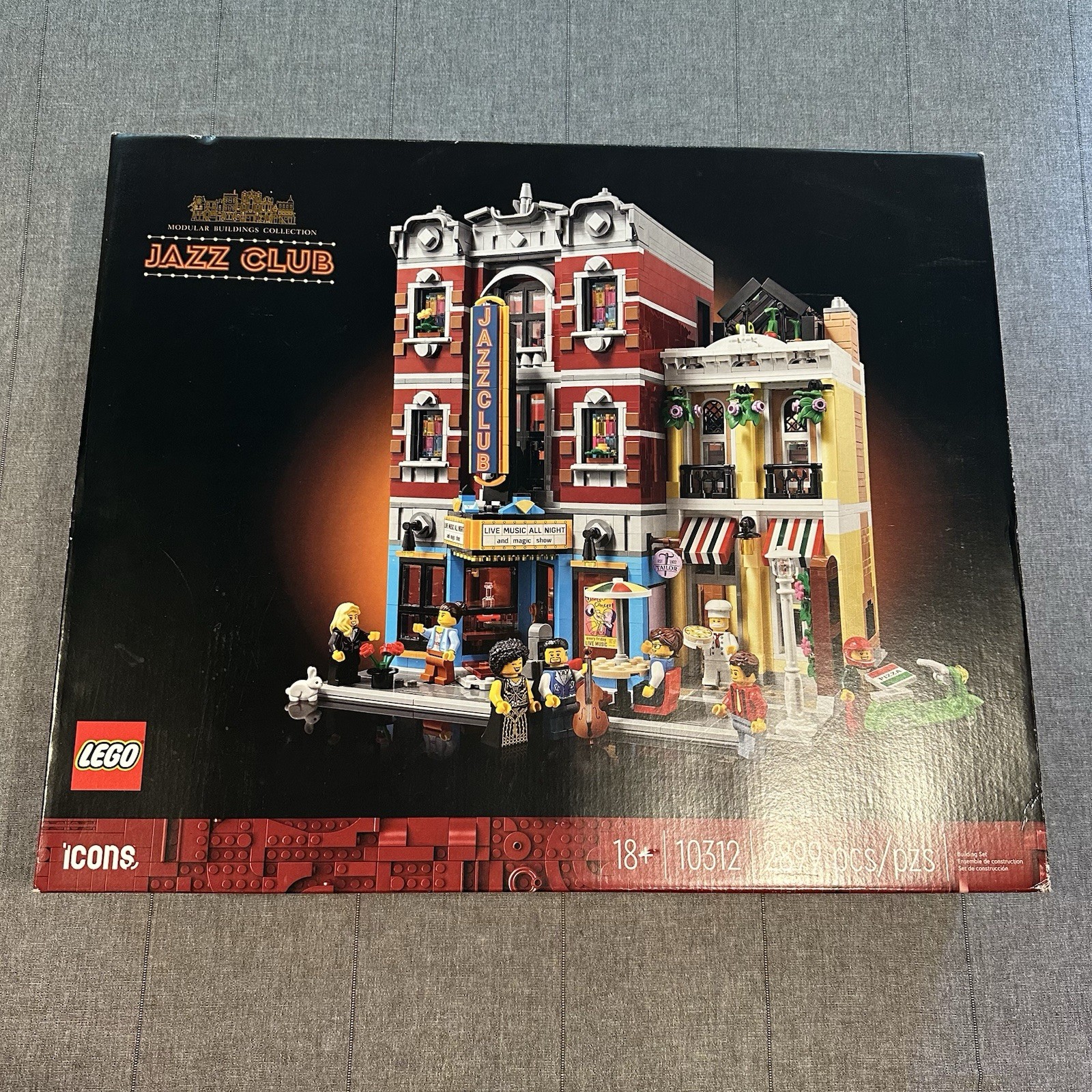 [RETIRED] LEGO 10312 Icons Jazz Club Modular Building NEW SEALED Fast Ship