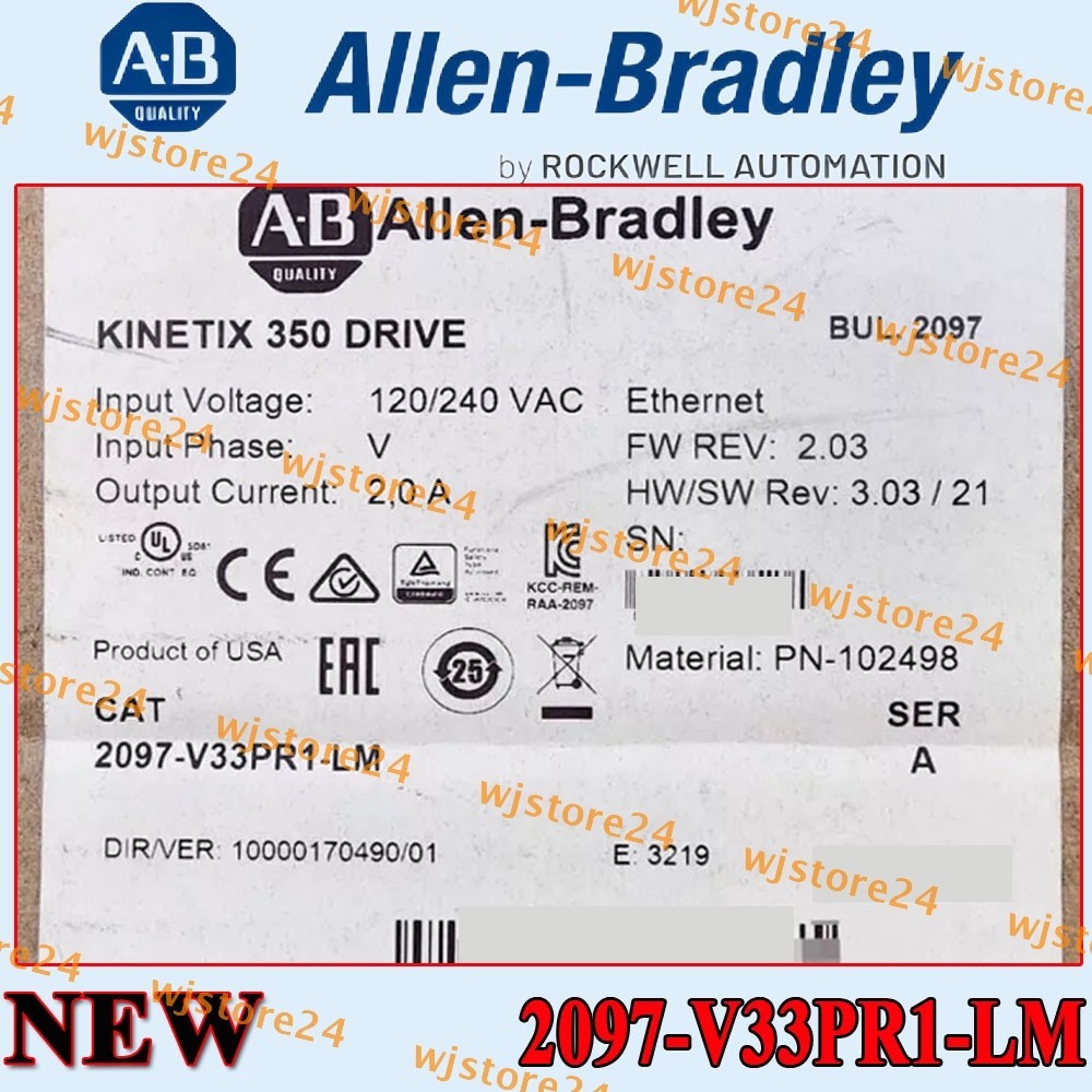 2097-V33PR1-LM New Original AB Kinetix 350 500W Servo Drive US 2097-V33PR1-LM New Original AB Kinetix 350 500W Servo Drive US