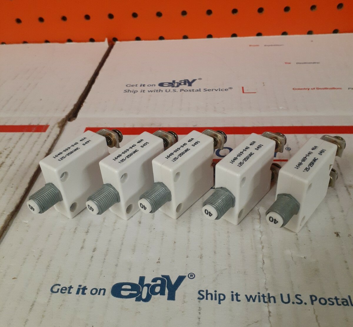NEW MECHANICAL PRODUCTS 1648-009-040 40A 125/250vac 0491 *LOT OF 5* FastShippn NEW MECHANICAL PRODUCTS 1648-009-040 40A 125/250vac 0491 *LOT OF 5* FastShippn