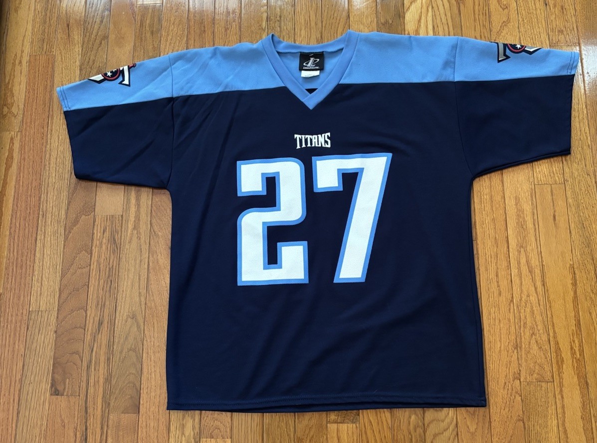 Vintage Eddie George Tennessee Titans Logo Athletic NFL Jersey - Adult Large 💥 Vintage Eddie George Tennessee Titans Logo Athletic NFL Jersey - Adult Large 💥