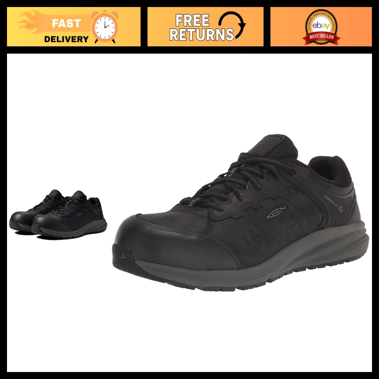 Utility Work Shoes, ESD Safety Sneakers, Lightweight Comfort, Slip-Resistant, Du Utility Work Shoes, ESD Safety Sneakers, Lightweight Comfort, Slip-Resistant, Du