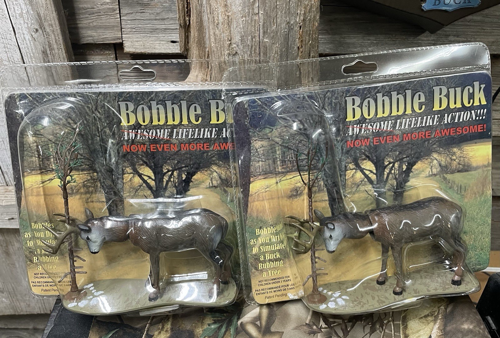 2 Bobble bucks , 2 Refurbished Bobble Deer that work perfectly 