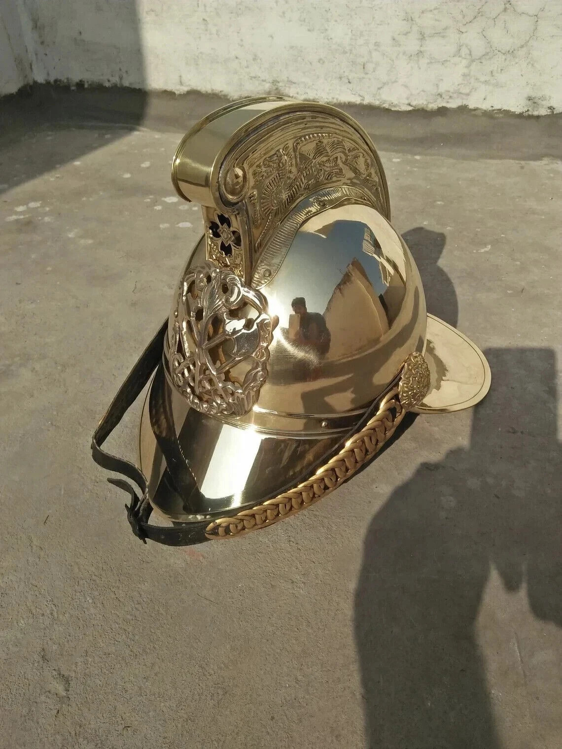 Napoleonic French Cavalry Helmet Brass Military Reproduction Collectible History
