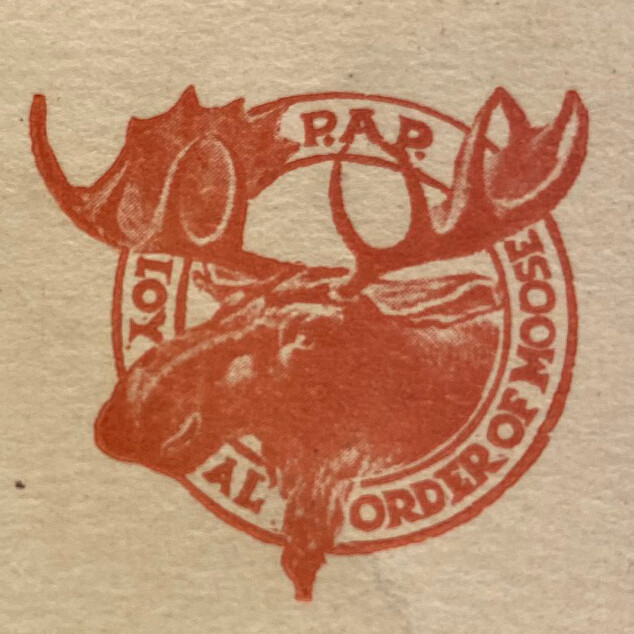 1911 Lethbridge Loyal Order Dance Card Of Moose LOOM PAP Lodge 792 Card Alberta 1911 Lethbridge Loyal Order Dance Card Of Moose LOOM PAP Lodge 792 Card Alberta