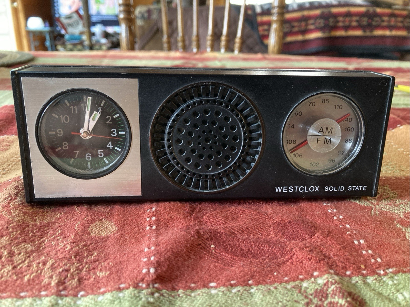 Vintage Westclox Solid State AM FM Clock Radio Model 80144. WORKS Vintage Westclox Solid State AM FM Clock Radio Model 80144. WORKS
