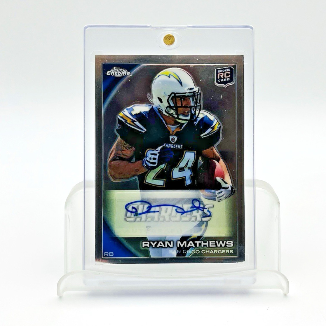 2010 Topps Chrome - Ryan Mathews #C140 Rookie Autographs Chargers RC NM 2010 Topps Chrome - Ryan Mathews #C140 Rookie Autographs Chargers RC NM