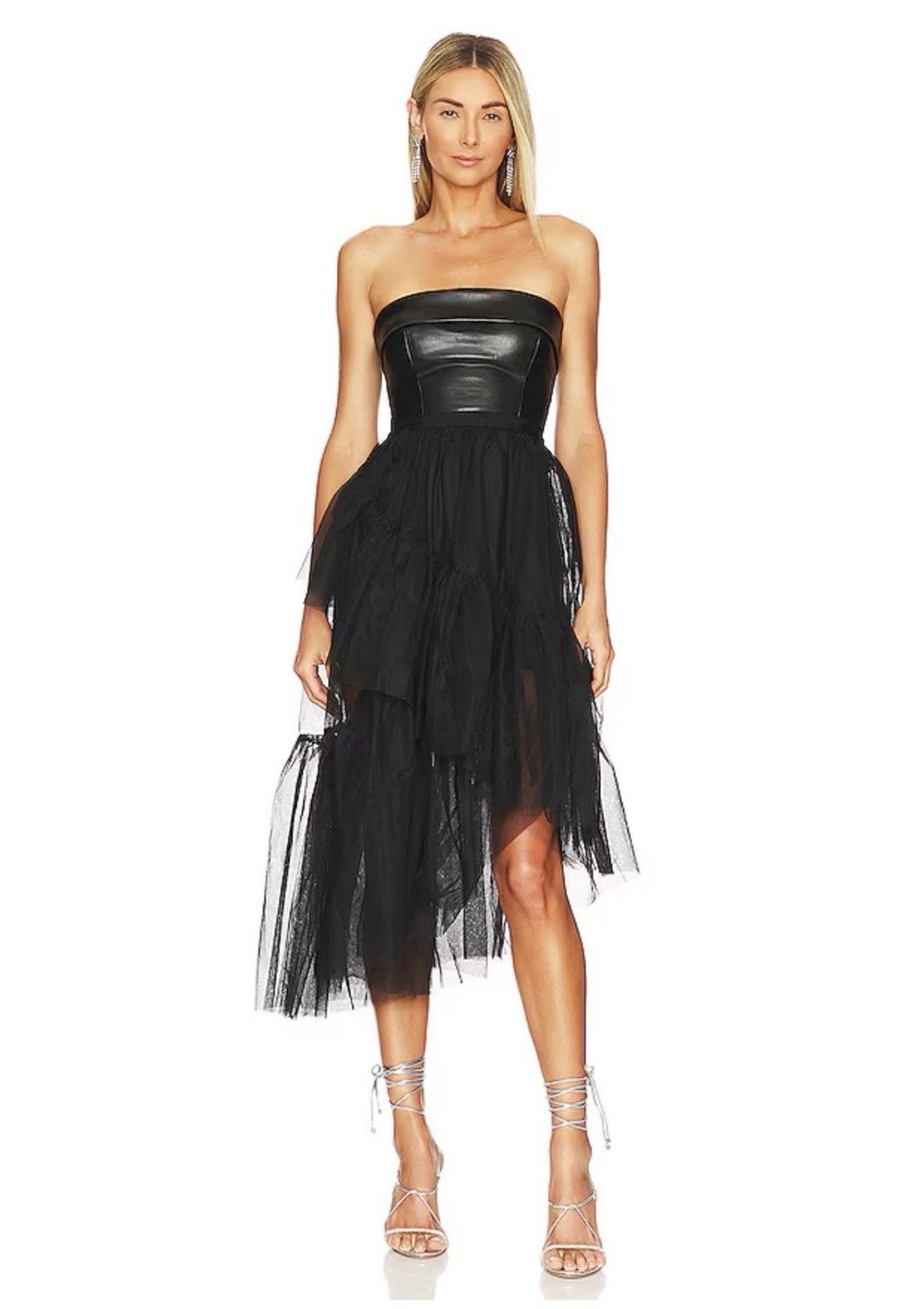NBD Women’s Ruffle Tulle Rudy Skirt in Black Sz Small NWOT NBD Women’s Ruffle Tulle Rudy Skirt in Black Sz Small NWOT