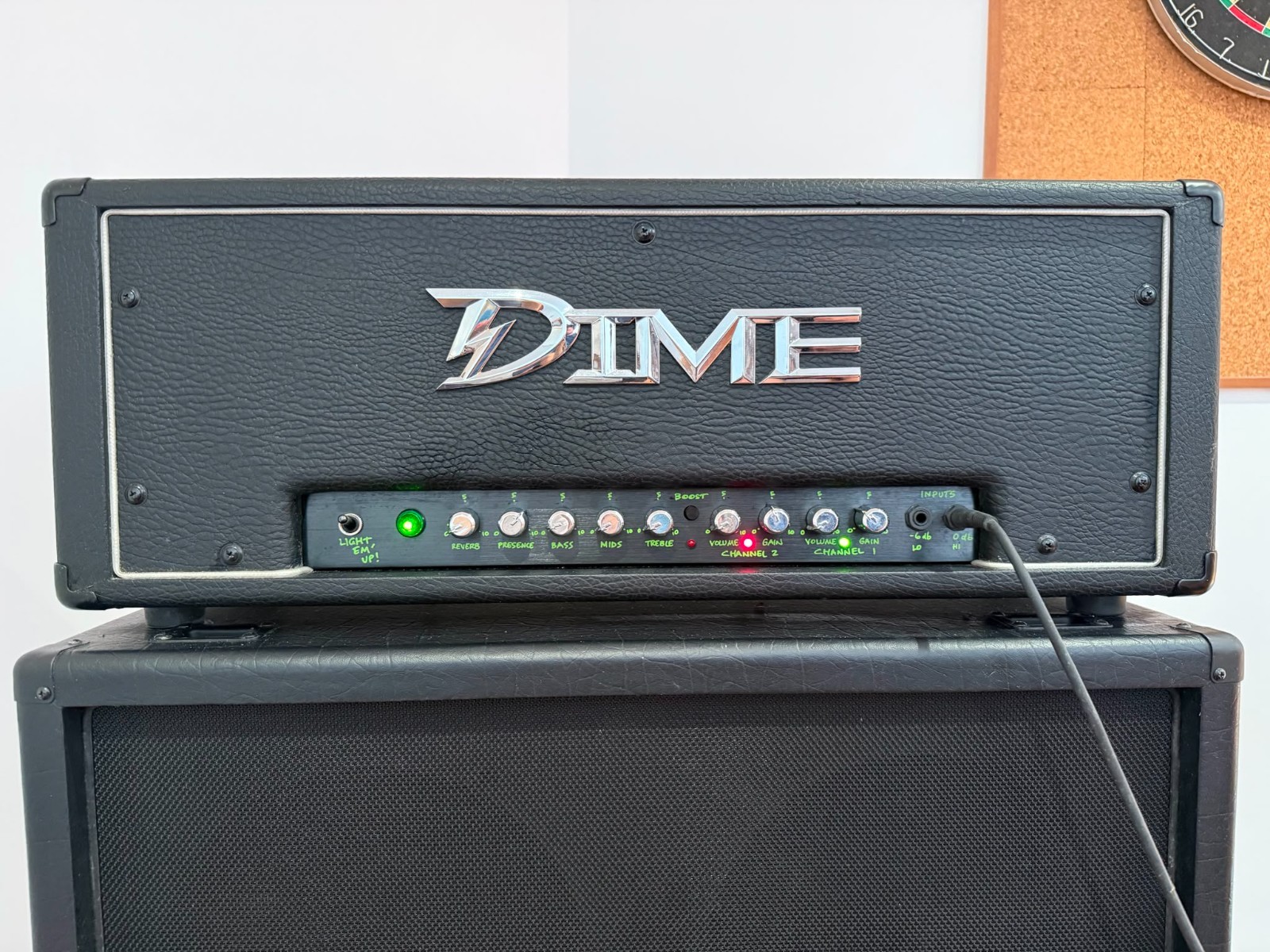 Dime D100 120W Amp Head Dimebag Darrell Signature  FS1 Footswitch Pantera Rare
